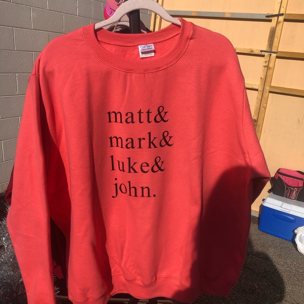 “The 4 Gospels” Crew Neck Sweatshirt
